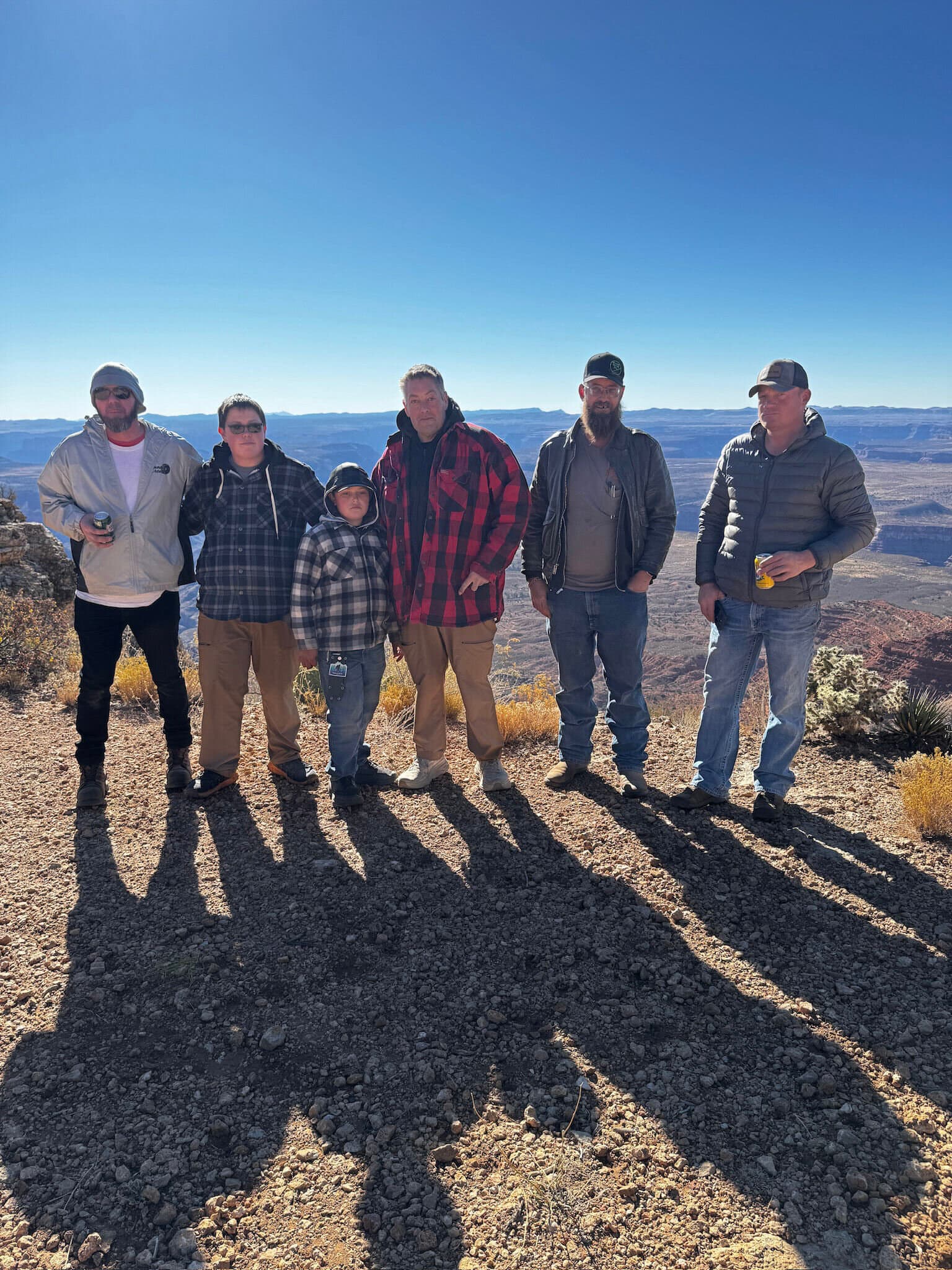 The High Country Unlimited crew at the North Rim of the Grand Canyon